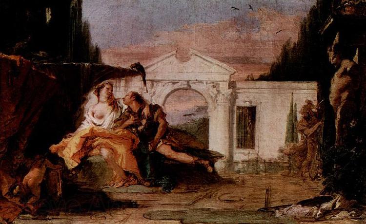 Giovanni Battista Tiepolo Rinaldo und Armida, Entwurf fur gleichnamiges Munchner Gemalde